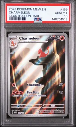 Charmeleon Illustration Rare PSA 10 2023 Pokemon SV 151 #169/165 8734 - Image 1