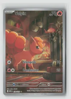 Vulpix #138/132 Me01 Mega Evolution Illustration Rare Pokemon TCG NM - Image 1