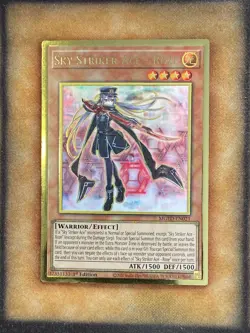 Yugioh Sky Striker Ace - Roze MGED-EN021 Gold Rare 1st Ed NM - Image 1