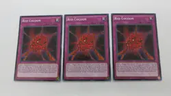 3x RED COCOON TRAP CARD HSRD-EN026 1ST EDITION COMMON YUGIOH NM UNPLAYED - Image 1