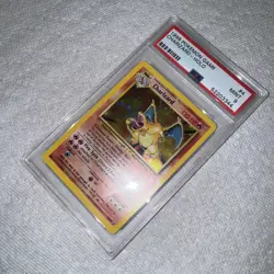 1999 Pokemon Charizard Holo #4 PSA 9 Mint Trading Card - Image 4