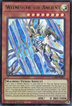 Yugioh! Witness of the Ancient, CORI-EN081, Ultra Rare, 1st Edition - Image 1