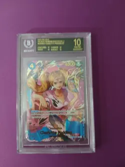 ONE PIECE PREMIUM BOOSTER VOL.2 #OP06047 CHARLOTTE PUDDING SP BGS 10 BLACK LABEL - Image 1