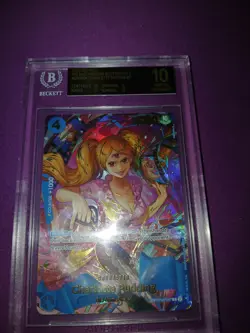 ONE PIECE PREMIUM BOOSTER VOL.2 #OP06047 CHARLOTTE PUDDING SP BGS 10 BLACK LABEL - Image 2