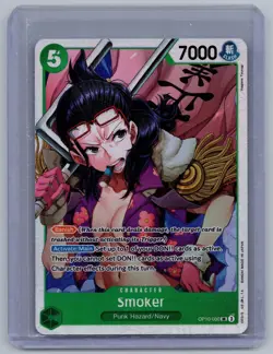 Smoker (030) OP10-030 Super Rare Royal Blood One Piece Near Mint - Image 1