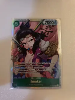 Smoker OP10-030 - One Piece TCG - SR Near-Mint English Super Rare Foil - Image 1