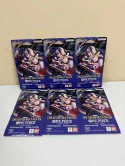 LOT OF 6: One Piece Op-14 EB04 Single Sleeved Booster English - Image 1