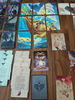 Disney Lorcana Lot Of Art Puzzle Lore Story Ursula Cards - Image 4