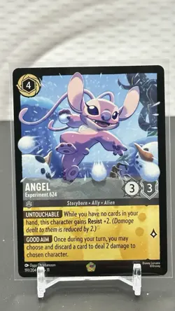 Disney Lorcana Winterspell Angel - Experiment 624 Non Foil 191/204 EN - Image 1