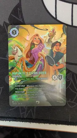 Disney Lorcana Attack of the Vine Rapunzel Flynn Rider Enchanted Pack Fresh - Image 1