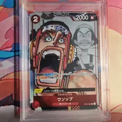 One Piece Card Usopp PSA 10 Graded 25th Anniversary St01 #002 Japanese - Image 2
