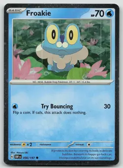 Pokemon Froakie (Cosmos Holo) 056/197 Miscellaneous Cards & Products Promo NM - Image 1