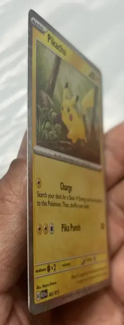 McDonald's Pikachu 2025 Happy Meal Promo Card Holo 2/15 NM Condition - Image 4