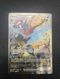 Pokemon TCG Greninja EX 132 Black Star Promo Holo Card Sv: Shrouded Fable - Image 1