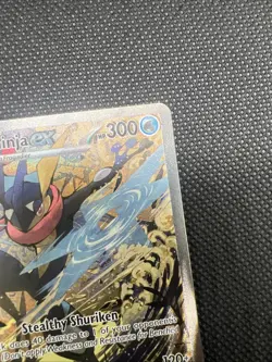 Pokemon TCG Greninja EX 132 Black Star Promo Holo Card Sv: Shrouded Fable - Image 3