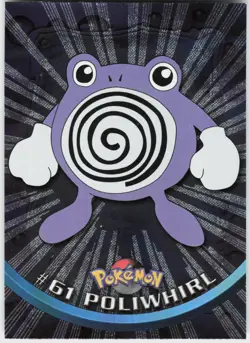 Poliwhirl Foil #61 Topps Trading Cards Series 1 Pokemon NM - Image 2