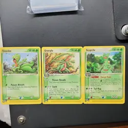 Pokemon Treecko Grovyle Sceptile Cards 75/109 31/109 20/109 EX Ruby & Sapphire - Image 1