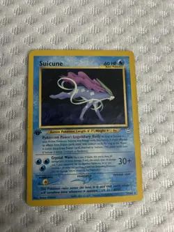 Pokemon Neo Revelation 1st Edition Suicune Card 27/64 Non-Holo TCG - Image 1