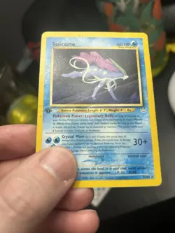 Pokemon Neo Revelation 1st Edition Suicune Card 27/64 Non-Holo TCG - Image 2
