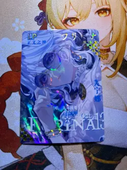 Goddess Story Genshin Impact Furina NS-10M06 LP-04 Premium Foil Card - Image 1