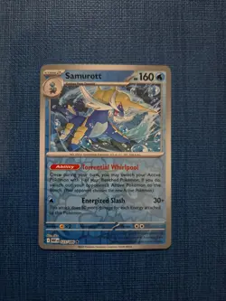 Samurott 023/086 Rare White Flare Pokemon Reverse Holo Near Mint - Image 1