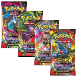 Pokemon - Phantasmal Flames Booster Packs - LOT OF 6 PACKS (random pack art) - Image 1