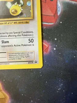 Pokemon TCG - Snorlax - XY179 - Holo - XY Promos LP Miscut - Image 2