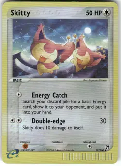 Skitty 79/100 Common Sandstorm Pokemon Reverse Holo - Image 1
