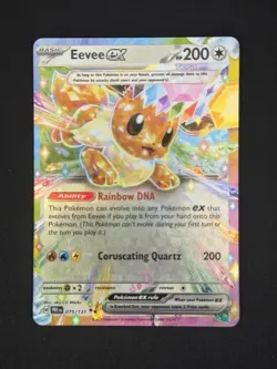 Pokemon TCG Eevee ex 075/131 Sv: Prismatic Evolutions Holo 200HP English - Image 1
