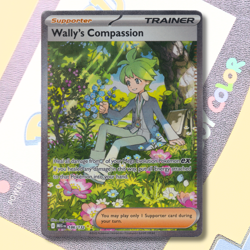 2025 Pokemon Wally's Compassion 186/132 SIR Special Illustration Rare NM - Image 1