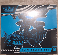 Pokemon TCG Scarlet & Violet—Black Bolt Elite Trainer Box English 45 Cards 2025 - Image 1