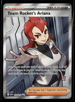 Team Rocket's Ariana 224/182 Ultra Rare Destined Rivals Pokemon NM/M - Image 1
