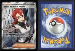 Team Rocket's Ariana 224/182 Ultra Rare Destined Rivals Pokemon NM/M - Image 3