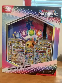 Pokemon TCG SV8.5 Prismatic Evolutions Binder Collection Box Factory Sealed - Image 1