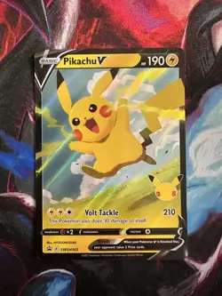 PIKACHU V SWSH143 SWORD & SHIELD PROMO POKEMON NM - Image 1