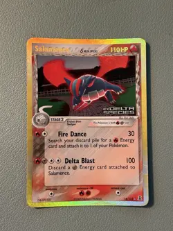 Salamence 14/113 EX Delta Species Reverse Holo Stamped Pokemon TCG 2005 MP - Image 1