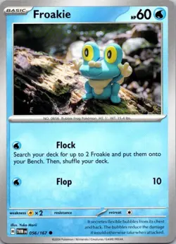 Froakie 056/167 Common Twilight Masquerade Pokemon Near Mint - Image 1