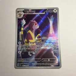 The Pokemon Company Watchog 097/086 Crown Zenith Eng Rare Holo 100HP Stage 1 - Image 1