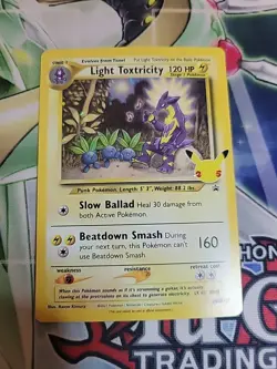 Light Toxtricity SWSH137 SWSH: Sword & Shield Promo Cards Holo Pokemon LP - Image 1