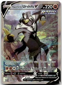 Rapid Strike Urshifu V 153/163 Holo Ultra Rare Battle Styles Near Mint - Image 1