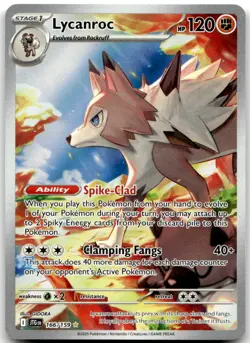 Lycanroc 166/159 Holo Illustration Rare Journey Together Near Mint - Image 1