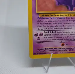 Gengar 20/62 Rare Fossil Pokemon Unlimited Lightly Played - Image 5