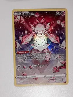 Diancie GG13/GG70 Holo Crown Zenith Galarian Gallery Pokemon NM - Image 1