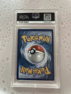 2009 POKEMON PLATINUM RISING RIVALS #8 LUCARIO GL-HOLO PSA 9 Mint - Image 2