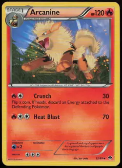 Arcanine 13/99 HP Next Destinies Uncommon Pokemon - Image 1