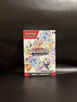 Pokemon Scarlet Violet Prismatic Evolutions Booster Bundle Factory Sealed 6 pack - Image 1
