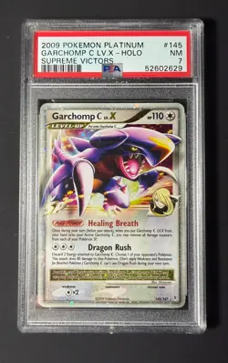 GARCHOMP C LV.X 145/147 Supreme Victors Holo PSA 7 NM POKEMON LOW POP RARE - Image 1