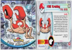 Krabby #98 Topps Blue Logo Series 2 Pokemon LP - Image 1