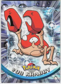 Krabby #98 Topps Blue Logo Series 2 Pokemon LP - Image 2