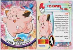 Clefairy #35 Topps Blue Logo Series 1 Pokemon NM - Image 1